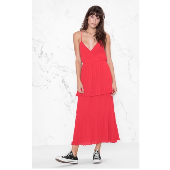 & Other Stories Dresses & Skirts - ⭐️NWOT & Other Stories-Frill Dress-Red-Midi